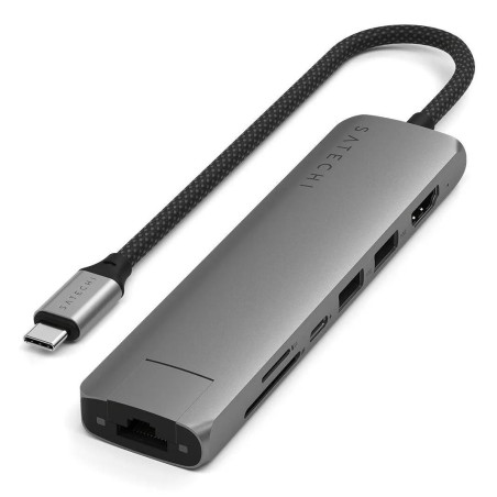 Satechi 7-in-1 USB-C Slim Multiport - Ultimate Connectivity Solution for Your Devices